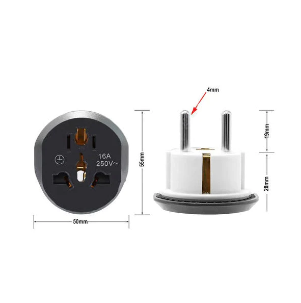Conversion Universal Plug  Zsun KT605
