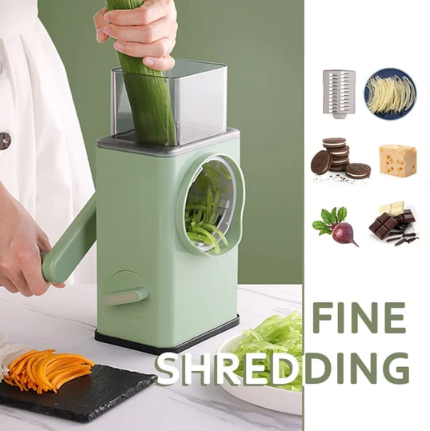 Multifunctional Rotary Vegetable Cutter 3 In 1 Shredder