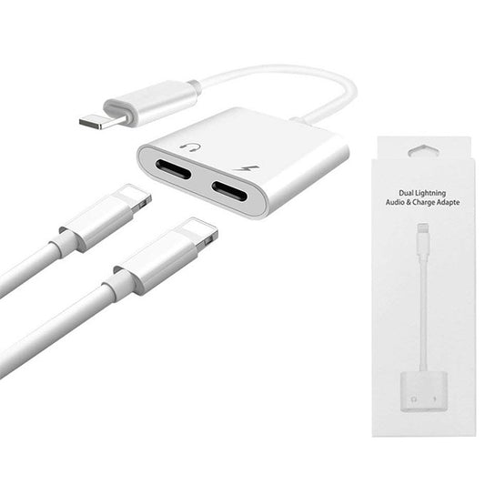 Dual Audio And Charge Adapter Apple J-008