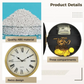 Hidden Clock Safe Retro Round Wall clock Gold Or Silver Color