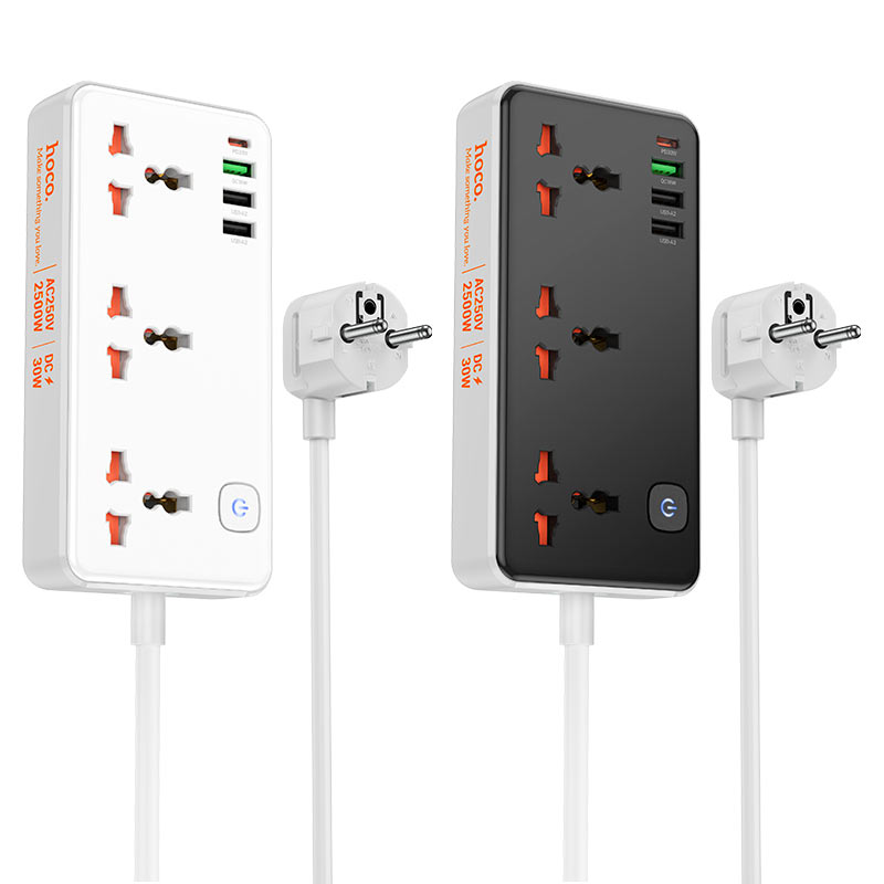 Power strip “AC8A Storm” PD30W + QC3.0 + 3 sockets EU