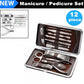12pcs Manicure Set And Kit Pedicure