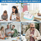 Pocket Mini Printer, Bluetooth Wireless Mini Thermal Printer