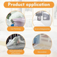 Transparent Plastic Masking Film Waterproof Dust Cover Living Room Kitchen Furniture Decoration Protective Film 20M
