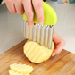 Stainless Steel Vegetable And Potato Wavy Cutter Slicer