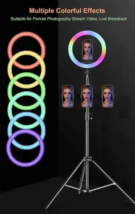 Ring Fill Light RGB LED LJJ-26 10" 26CM