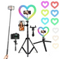 Soft Ring Light RGB LED JM26-10 (Heart) 10"inch