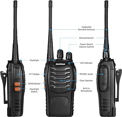 BAOFENG Portable Two Way Radio
