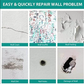 Standing Stand Wall Repair Roller Brush with Wall Repair Paste, Wall Repair Roller Brush, Wall Repair Cream, Filler Repair Graffiti, Scratches, Stains, Cracks