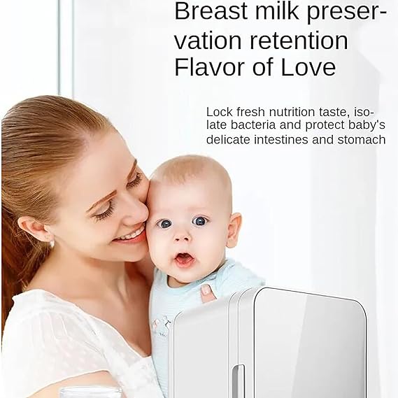 8L Mini Fridge Compact Mini Refrigerator Cooler and Warmer Single Door Mini Freezer for Cars Homes Offices Dorms